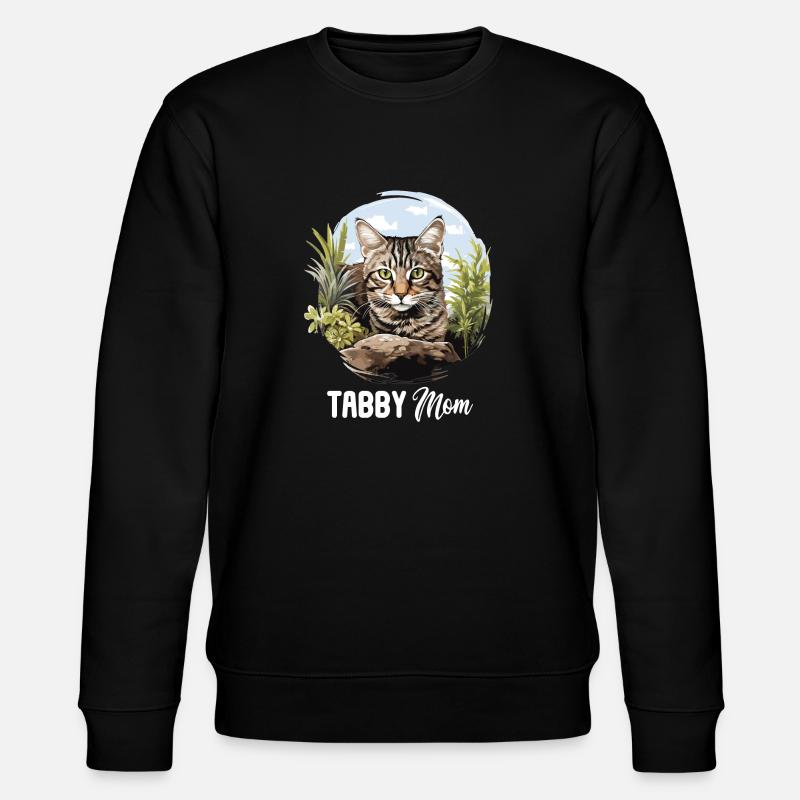 Tabby Kätzchen Tabby Katze - Stanley/Stella Unisex Bio-Sweatshirt CHANGER  - Schwarz