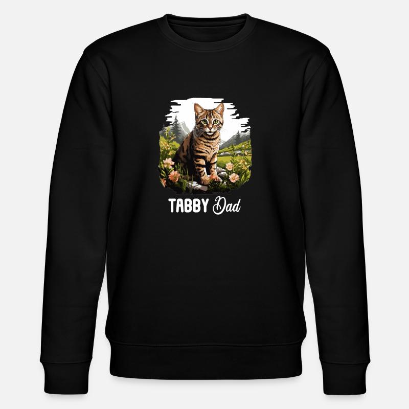 Tabby Kätzchen Tabby Katze - Stanley/Stella Unisex Bio-Sweatshirt CHANGER - Schwarz
