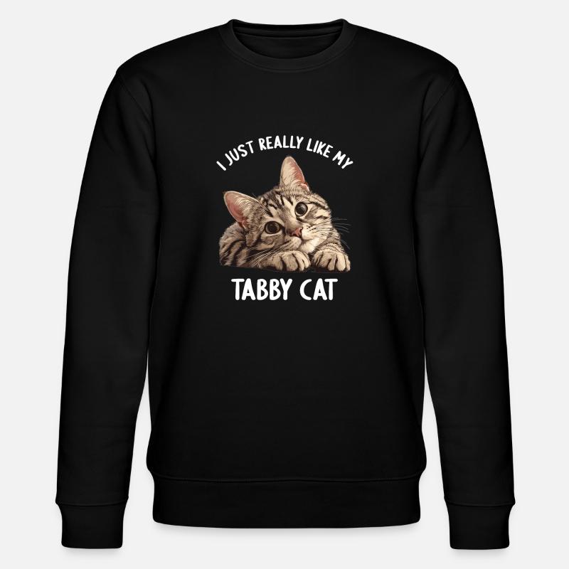 Chaton tigré chat tigré - Sweat bio CHANGER Stanley/Stella Unisexe - noir