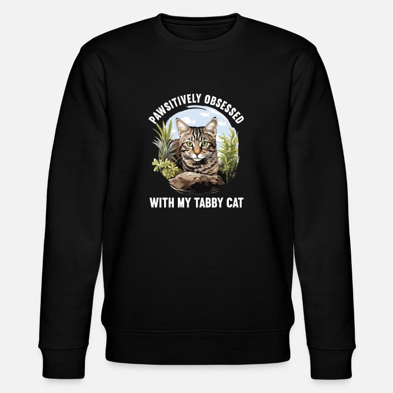 Chaton tigré chat tigré - Sweat bio CHANGER Stanley/Stella Unisexe - noir