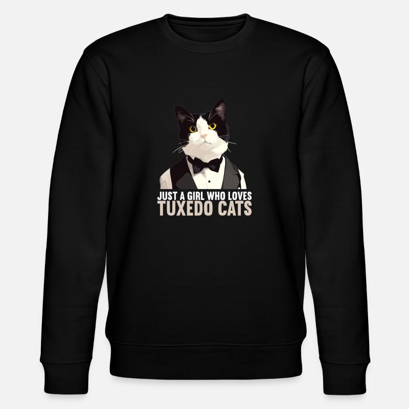Tuxedo Chaton Tuxedo Cat - Sweat bio CHANGER Stanley/Stella Unisexe - noir