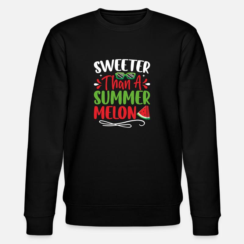 Melon Gift - Stanley/Stella Unisex Bio-Sweatshirt CHANGER  - Schwarz