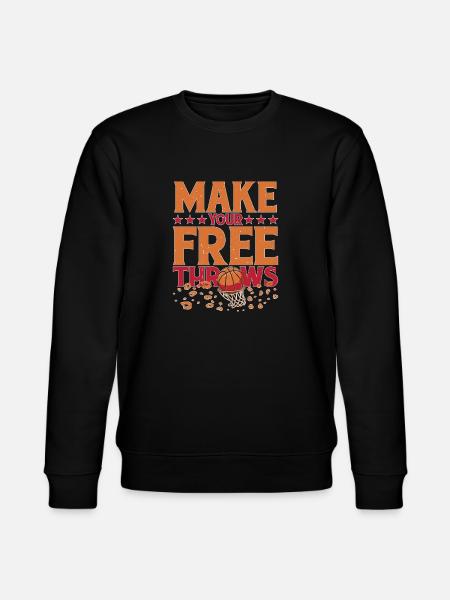 Make Your Free Throws 5 - Stanley/Stella CHANGER Unisex Organic Sweatshirt - black