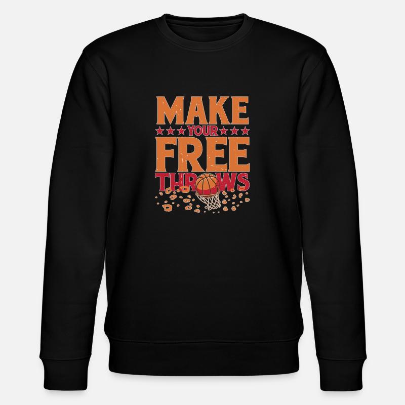 Make Your Free Throws 5 - Stanley/Stella Unisex Bio-Sweatshirt CHANGER - Schwarz