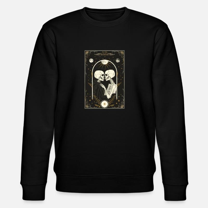 Die Liebenden Tarot - Stanley/Stella Unisex Bio-Sweatshirt CHANGER  - Schwarz