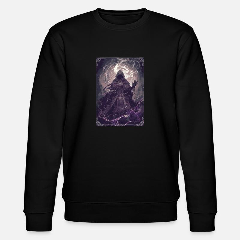 Der Zauberer Tarot - Stanley/Stella Unisex Bio-Sweatshirt CHANGER - Schwarz