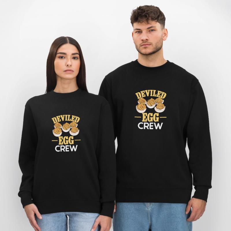 Stuffed Eggs Deviled Eggs Stanley/Stella CHANGER Unisex Organic Sweatshirt