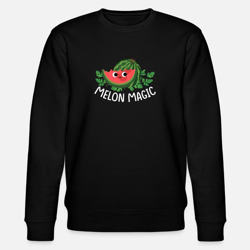 Melon Gift - Stanley/Stella Unisex Bio-Sweatshirt CHANGER  - Schwarz