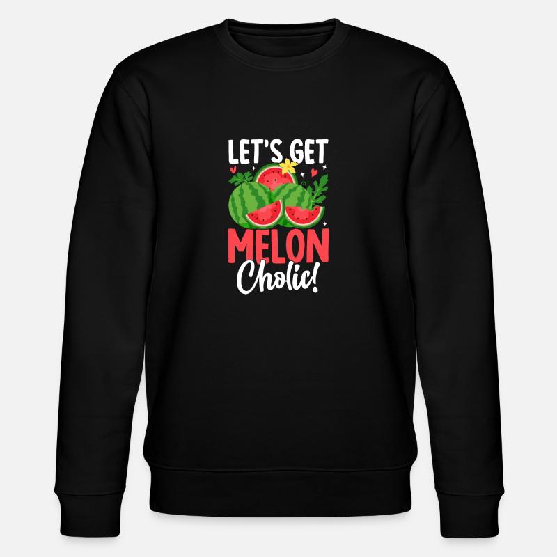 Melon Poison - Stanley/Stella CHANGER Unisex Organic Sweatshirt - black