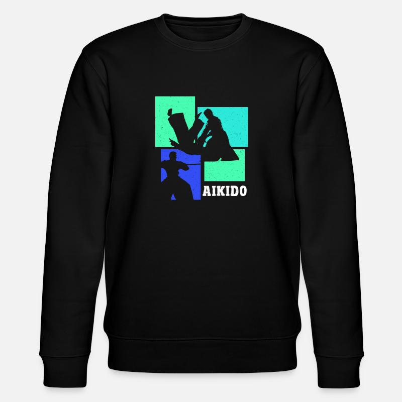 Cadeau d’arts martiaux d’Aïkido - Sweat bio CHANGER Stanley/Stella Unisexe - noir