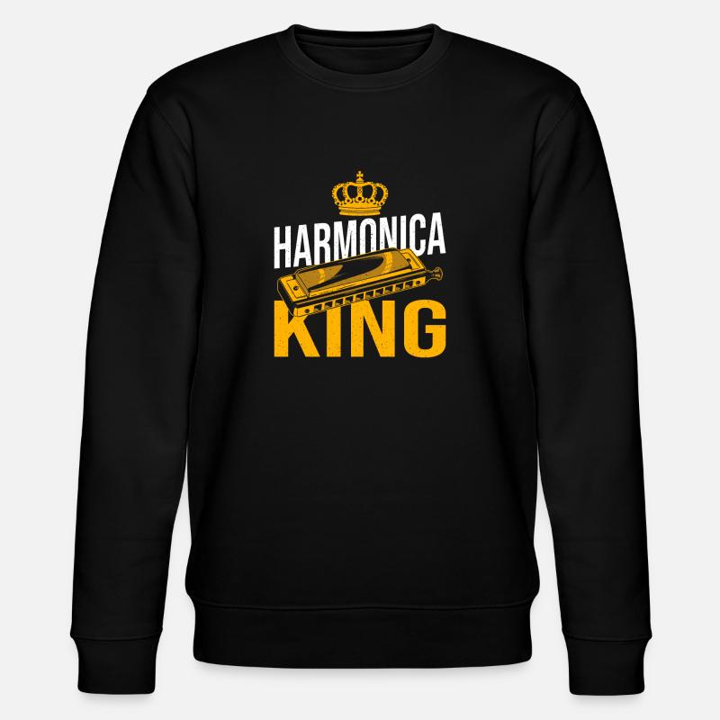 Jouer de l’harmonica cadeau - Sweat bio CHANGER Stanley/Stella Unisexe - noir