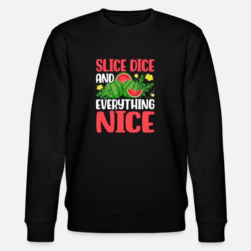 Melon Poison - Stanley/Stella CHANGER Unisex Organic Sweatshirt - black