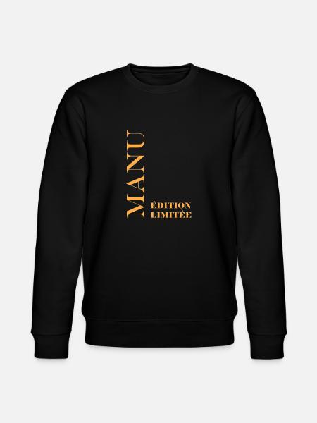 Manu - Sweat bio CHANGER Stanley/Stella Unisexe - noir