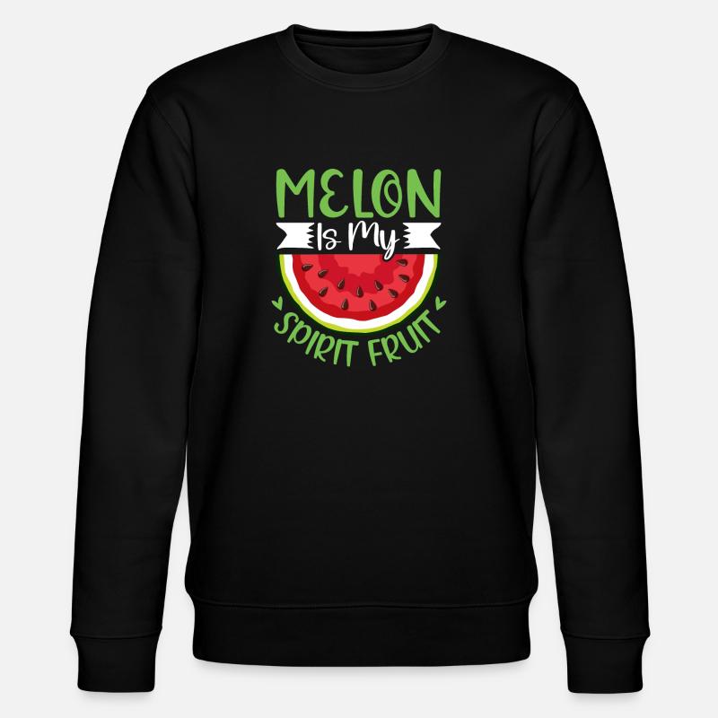 Melon Gift - Stanley/Stella Unisex Bio-Sweatshirt CHANGER  - Schwarz