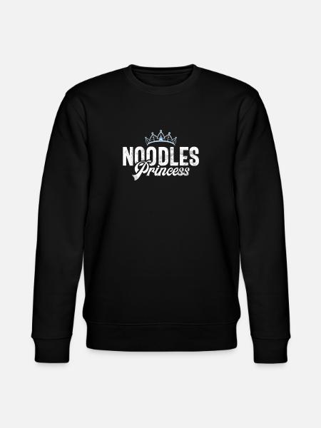 Noodle Lover Gifts - Stanley/Stella CHANGER Unisex Organic Sweatshirt - black