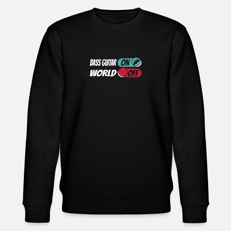 Bassiste, Guitare basse, Basser - Sweat bio CHANGER Stanley/Stella Unisexe - noir