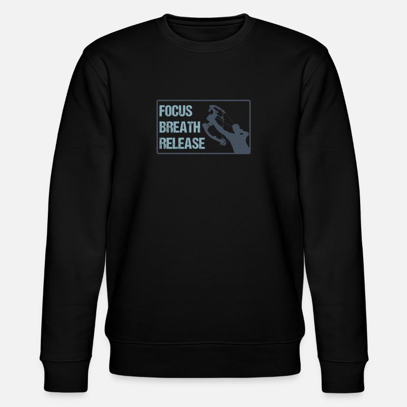 Archery Archery Archery Arrow Bow - Stanley/Stella CHANGER Unisex Organic Sweatshirt - black