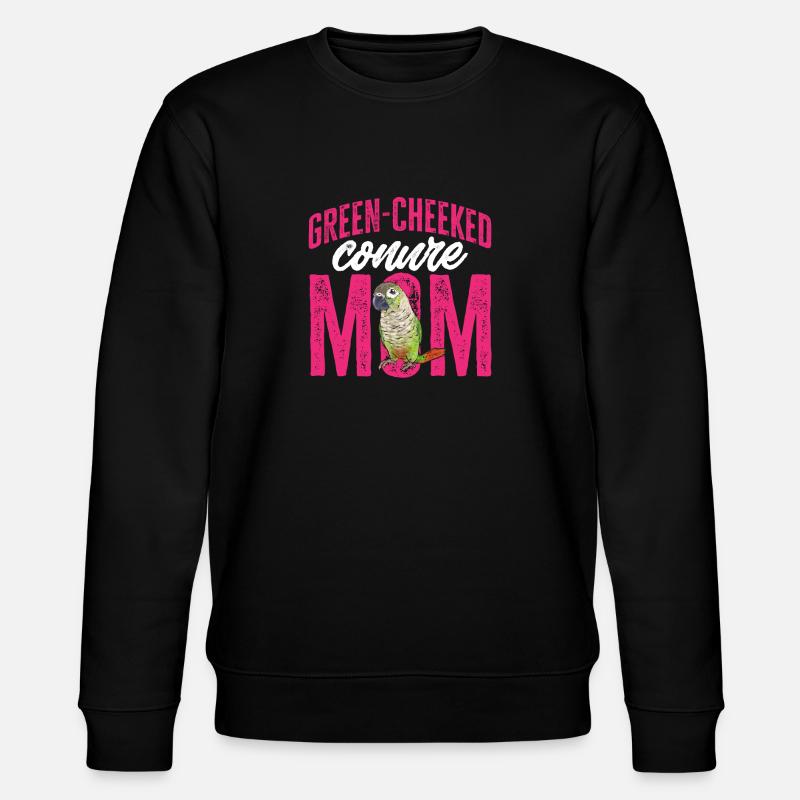 Perruche Molina Perroquet Perruche oiseau - Sweat bio CHANGER Stanley/Stella Unisexe - noir