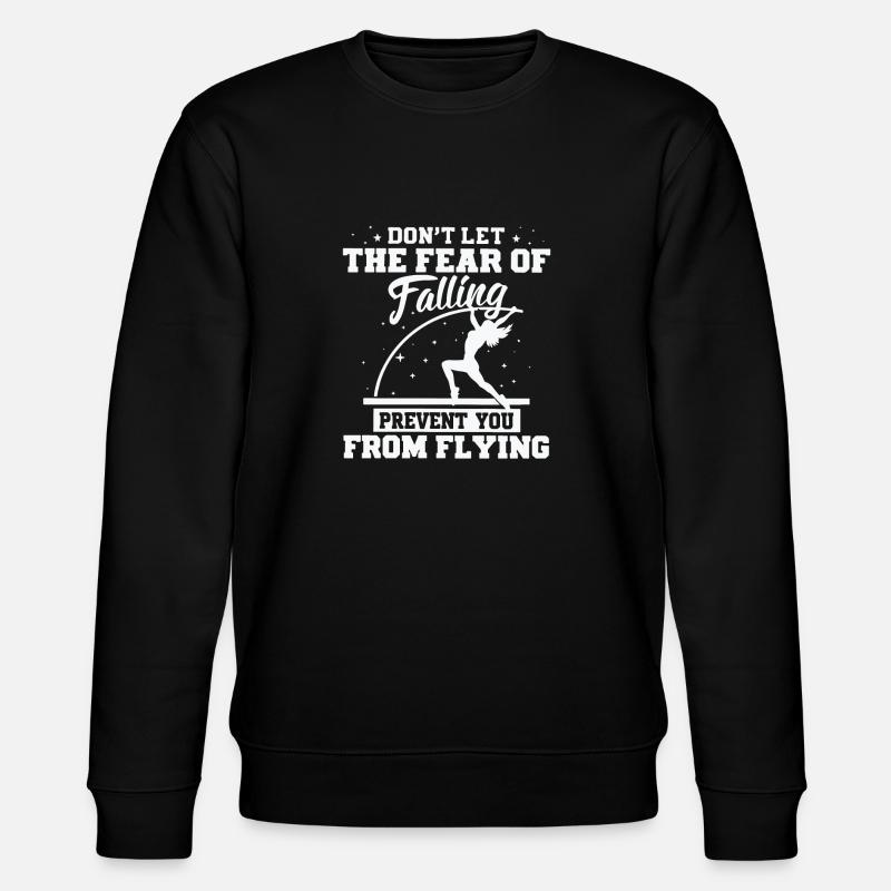 Stabhochspringer-Geschenk - Stanley/Stella Unisex Bio-Sweatshirt CHANGER - Schwarz