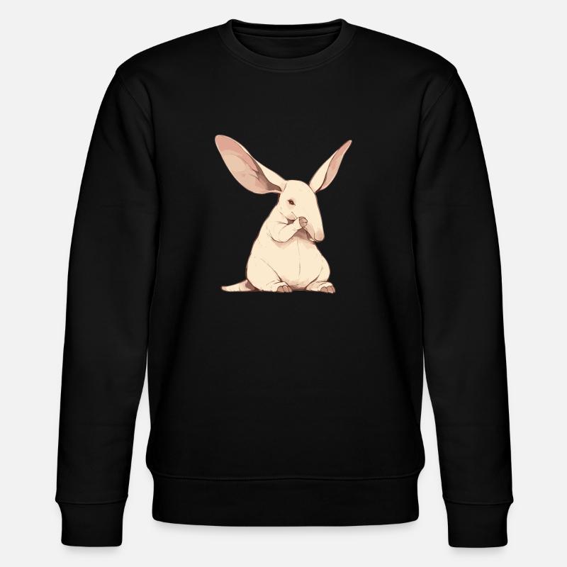 Erdferkeln Erdferkel - Stanley/Stella Unisex Bio-Sweatshirt CHANGER  - Schwarz