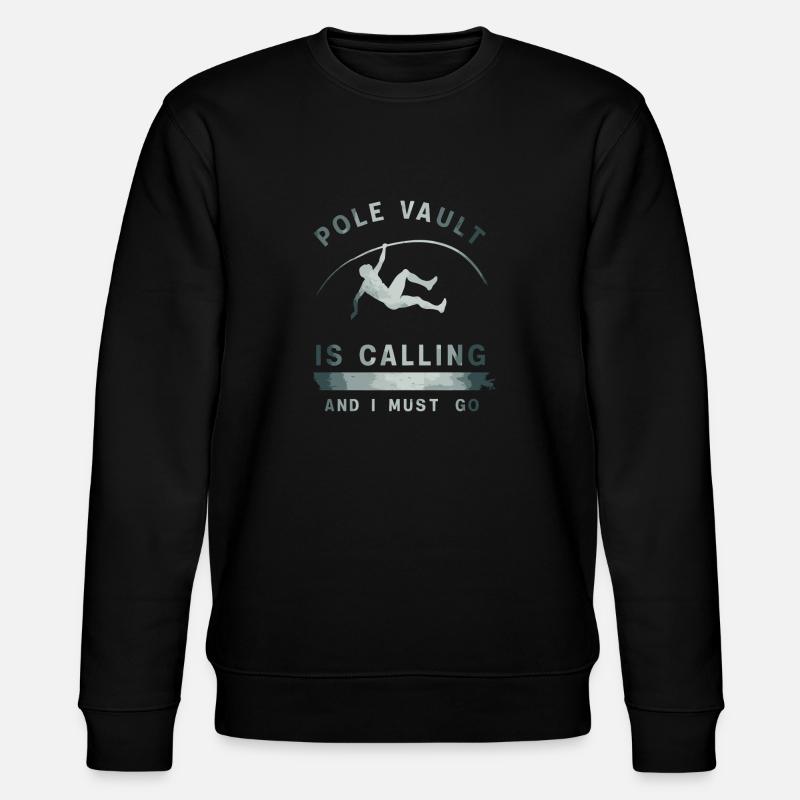 Stabhochspringer-Geschenk - Stanley/Stella Unisex Bio-Sweatshirt CHANGER  - Schwarz