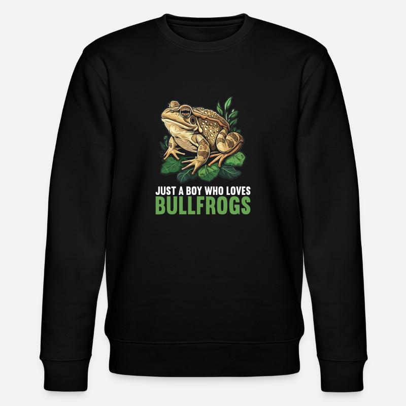 Ochsenfrösche Ochsenfrosch - Stanley/Stella Unisex Bio-Sweatshirt CHANGER  - Schwarz