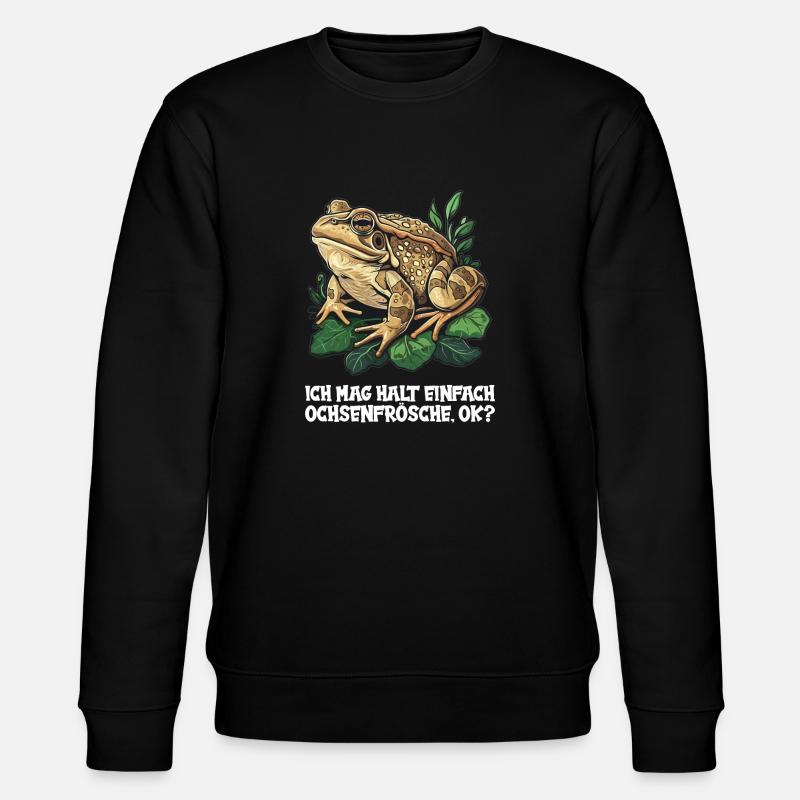 Ochsenfrösche Ochsenfrosch - Stanley/Stella Unisex Bio-Sweatshirt CHANGER  - Schwarz