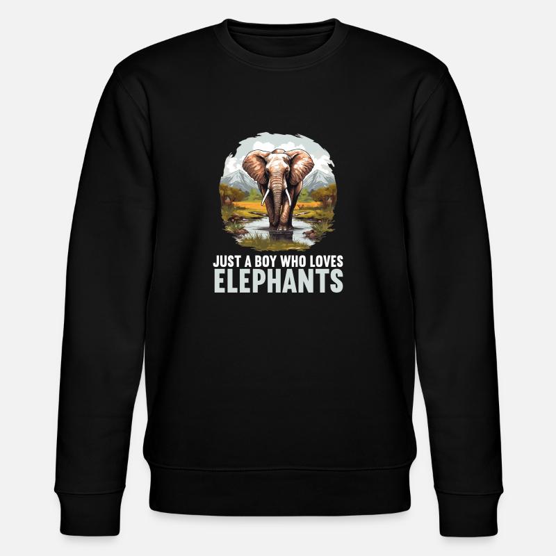 Éléphant Éléphant - Sweat bio CHANGER Stanley/Stella Unisexe - noir