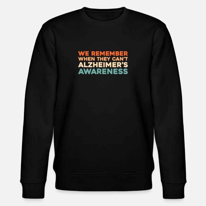 Alzheimer - Stanley/Stella Unisex Bio-Sweatshirt CHANGER  - Schwarz