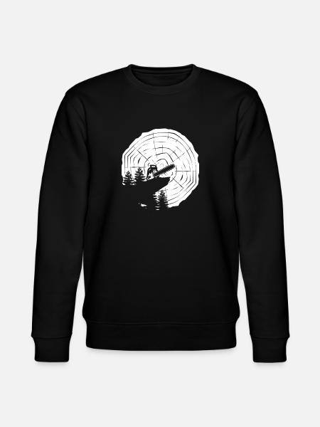 Moottorisaha moottorisaha Metsuri polttopuut - Stanley/Stella CHANGER unisex luomu-collegepaita - musta