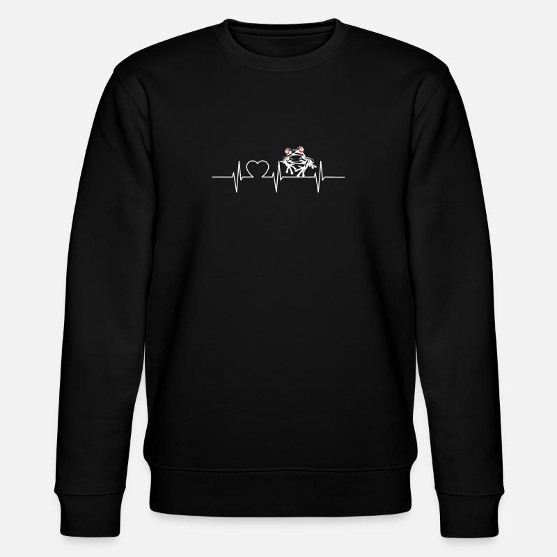 Rainette Baumfrösche Baumfrosch - Sweat bio CHANGER Stanley/Stella Unisexe - noir