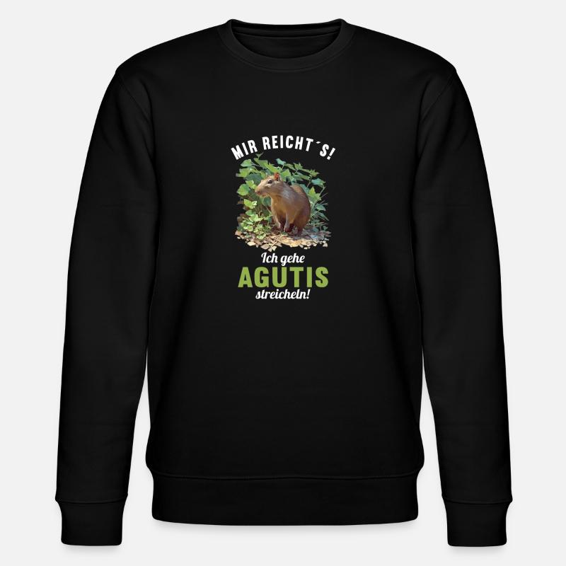 Agouti Agutis Aguti - Stanley/Stella CHANGER Unisex Organic Sweatshirt - black