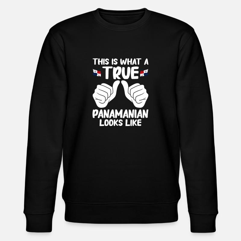 Drapeau panaméen Drapeau panaméen - Sweat bio CHANGER Stanley/Stella Unisexe - noir