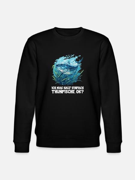 Tuna Thunfische Thunfisch - Stanley/Stella CHANGER Unisex Organic Sweatshirt - black