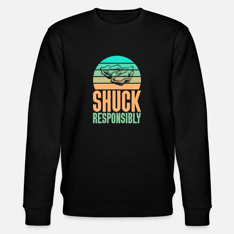 Oyster Gifts - Stanley/Stella Unisex Bio-Sweatshirt CHANGER  - Schwarz