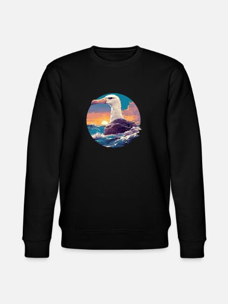 Albatross Albatrosse Albatros - Stanley/Stella økologisk unisex-sweatshirt CHANGER  - sort