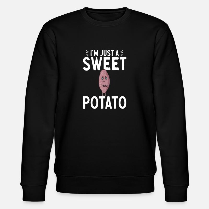 Légumes-racines de patates douces - Sweat bio CHANGER Stanley/Stella Unisexe - noir