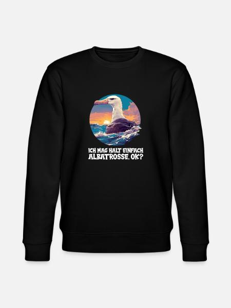 Albatross Albatrosse Albatros - Stanley/Stella CHANGER Unisex Organic Sweatshirt - black