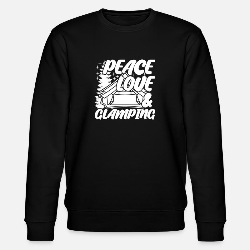 Glamping Camping Camping-car Camping-car - Sweat bio CHANGER Stanley/Stella Unisexe - noir