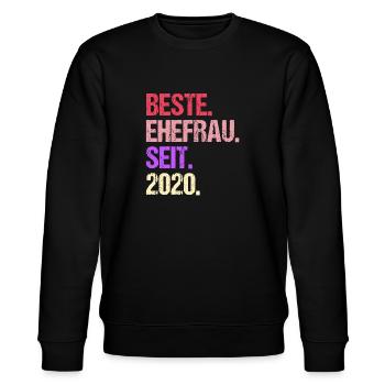 Meilleure épouse de la Saint-Valentin depuis 2020 - Sweat bio CHANGER Stanley/Stella Unisexe - noir - Devant - Nik (191cm) & Marisol (170cm)