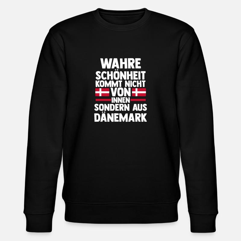 Danois Danemark - Sweat bio CHANGER Stanley/Stella Unisexe - noir