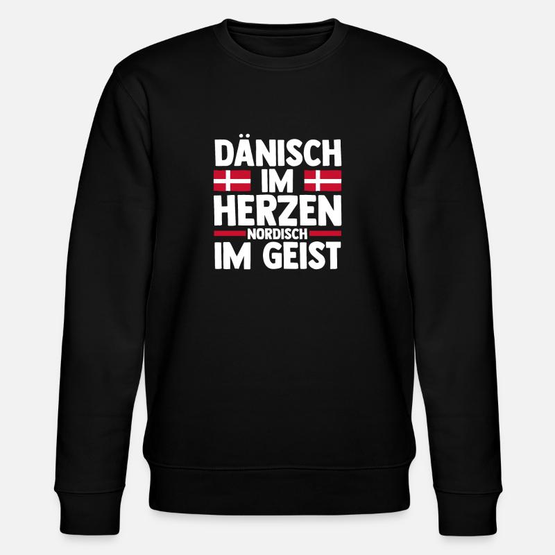 Danois Danemark - Sweat bio CHANGER Stanley/Stella Unisexe - noir