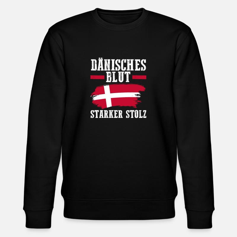 Danois Danemark - Sweat bio CHANGER Stanley/Stella Unisexe - noir
