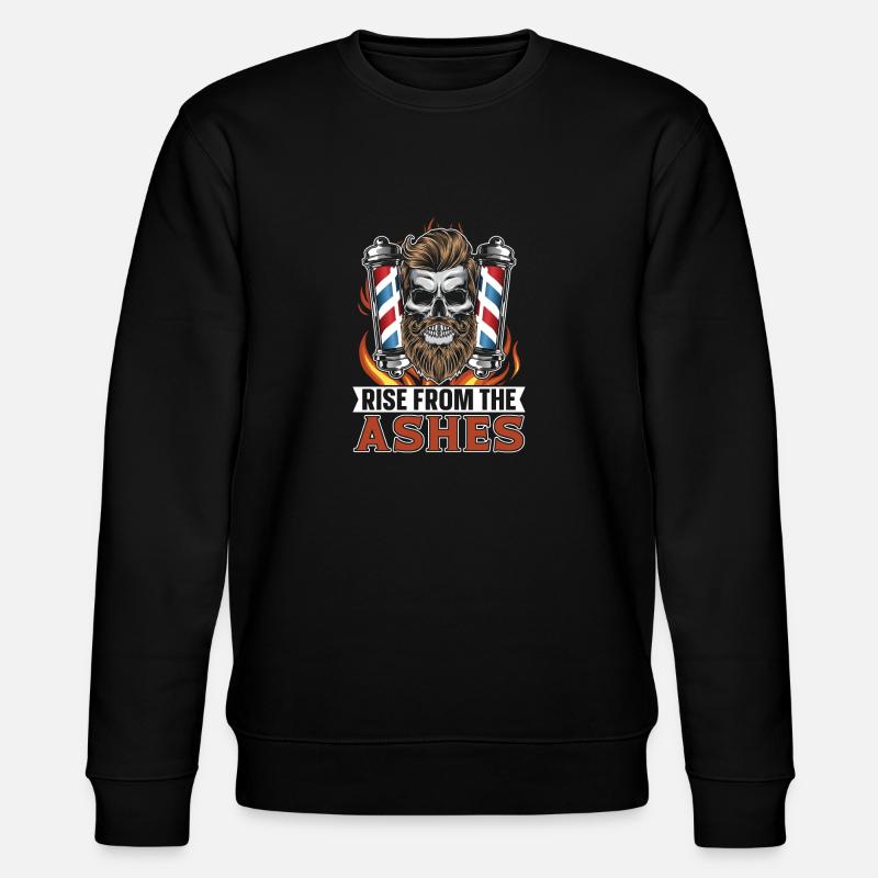 Barber Barbershop - Stanley/Stella Unisex Bio-Sweatshirt CHANGER  - Schwarz
