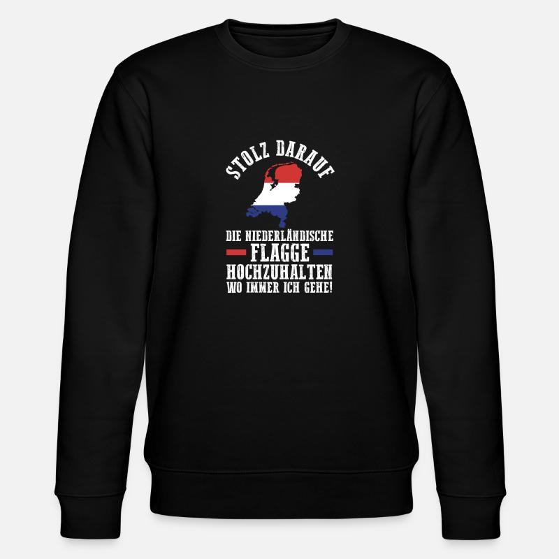 Pays-Bas Pays-Bas Pays-Bas - Sweat bio CHANGER Stanley/Stella Unisexe - noir