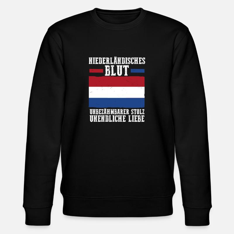 Pays-Bas Pays-Bas Pays-Bas - Sweat bio CHANGER Stanley/Stella Unisexe - noir