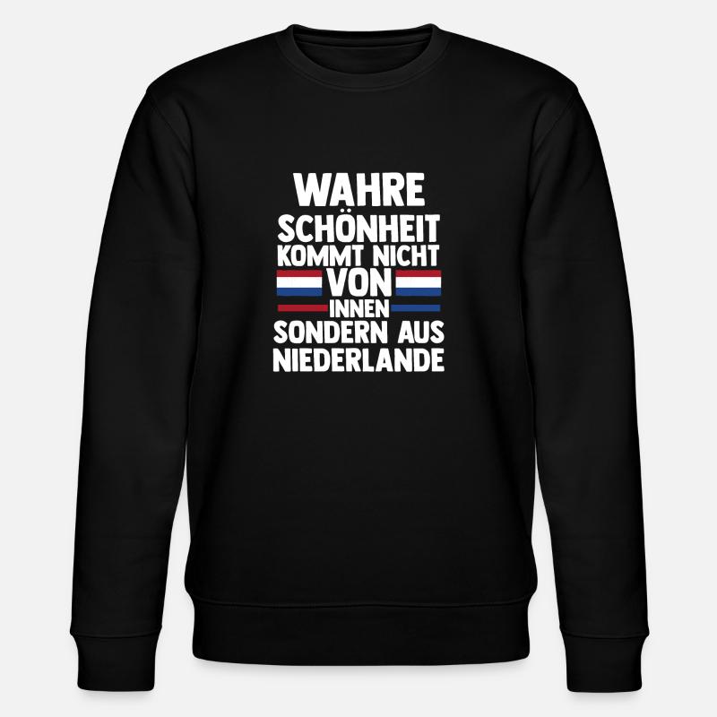 Pays-Bas Pays-Bas Pays-Bas - Sweat bio CHANGER Stanley/Stella Unisexe - noir