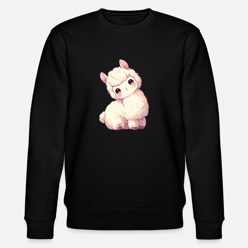 Alpaca Alpakas Alpaka - Stanley/Stella Unisex Bio-Sweatshirt CHANGER  - Schwarz