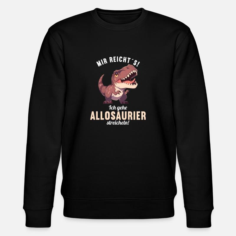 Allosaurier Allosaurus - Stanley/Stella Unisex Bio-Sweatshirt CHANGER  - Schwarz