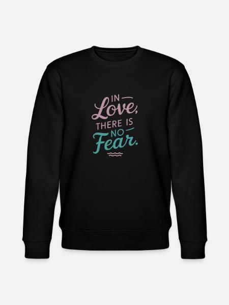 Raising awareness of domestic violence - Stanley/Stella CHANGER Unisex Organic Sweatshirt - black
